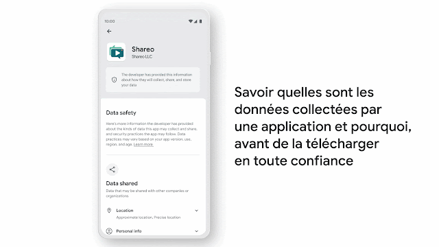 La sécurité des données des applications Android sous surveillance avec la nouvelle section Sécurité des données