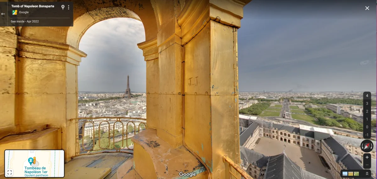Street View fête ses 15 ans et nous dévoile de sublimes images des Invalides