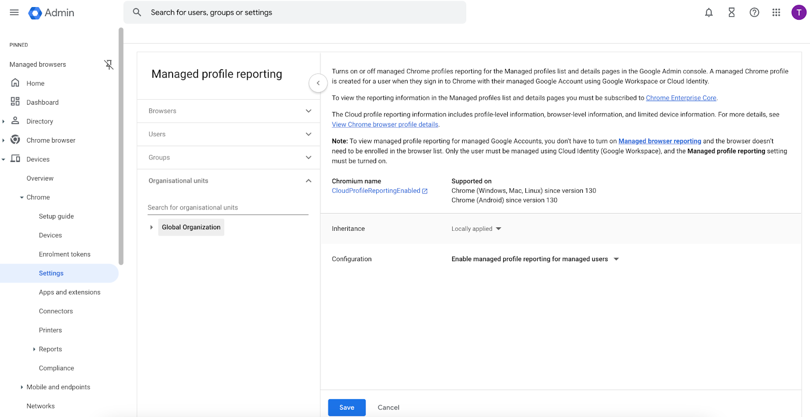 Chrome améliore la gestion des profils utilisateurs pour les administrateurs Workspace