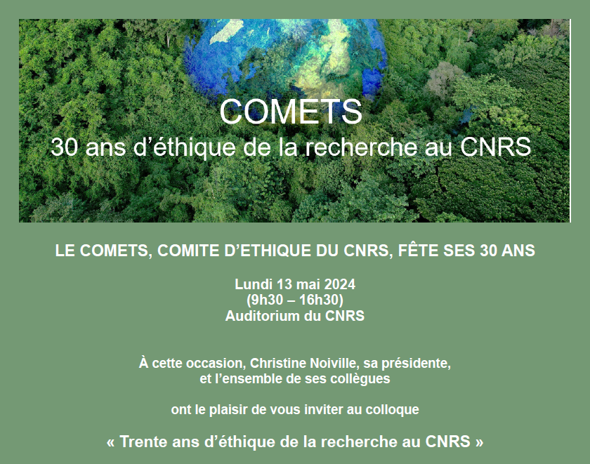 Joyeux 30e anniversaire au COMETS : le Comité d'éthique du CNRS célèbre son héritage