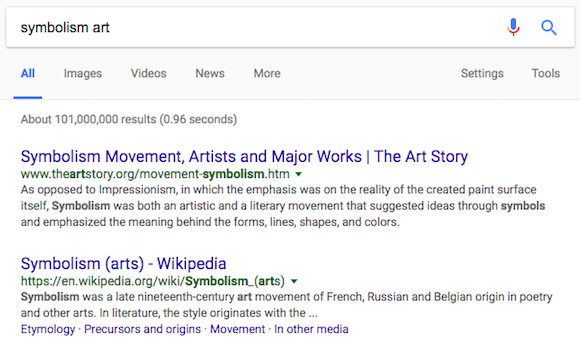 New Interface for Google Search