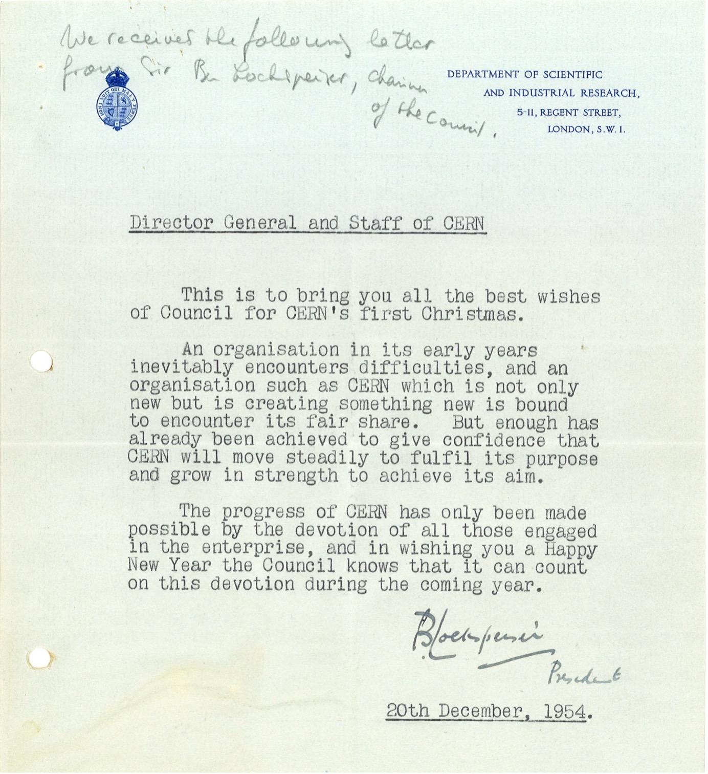 Joyeux Noël et Bonne Année au CERN