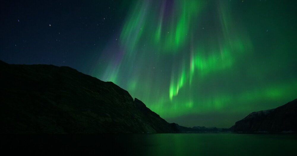 Le soleil nous offre un spectacle céleste : des aurores boréales à couper le souffle