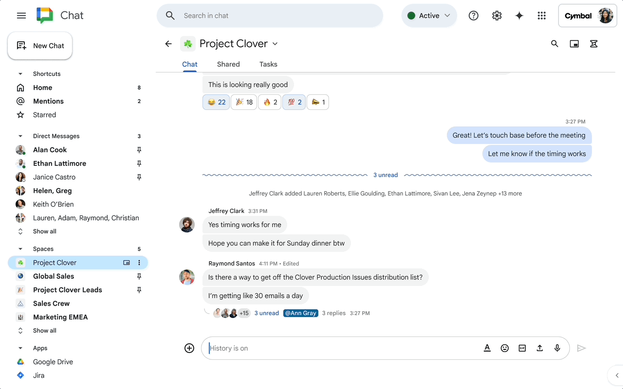 Créez et votez directement dans Google Chat avec la nouvelle appli Sondage