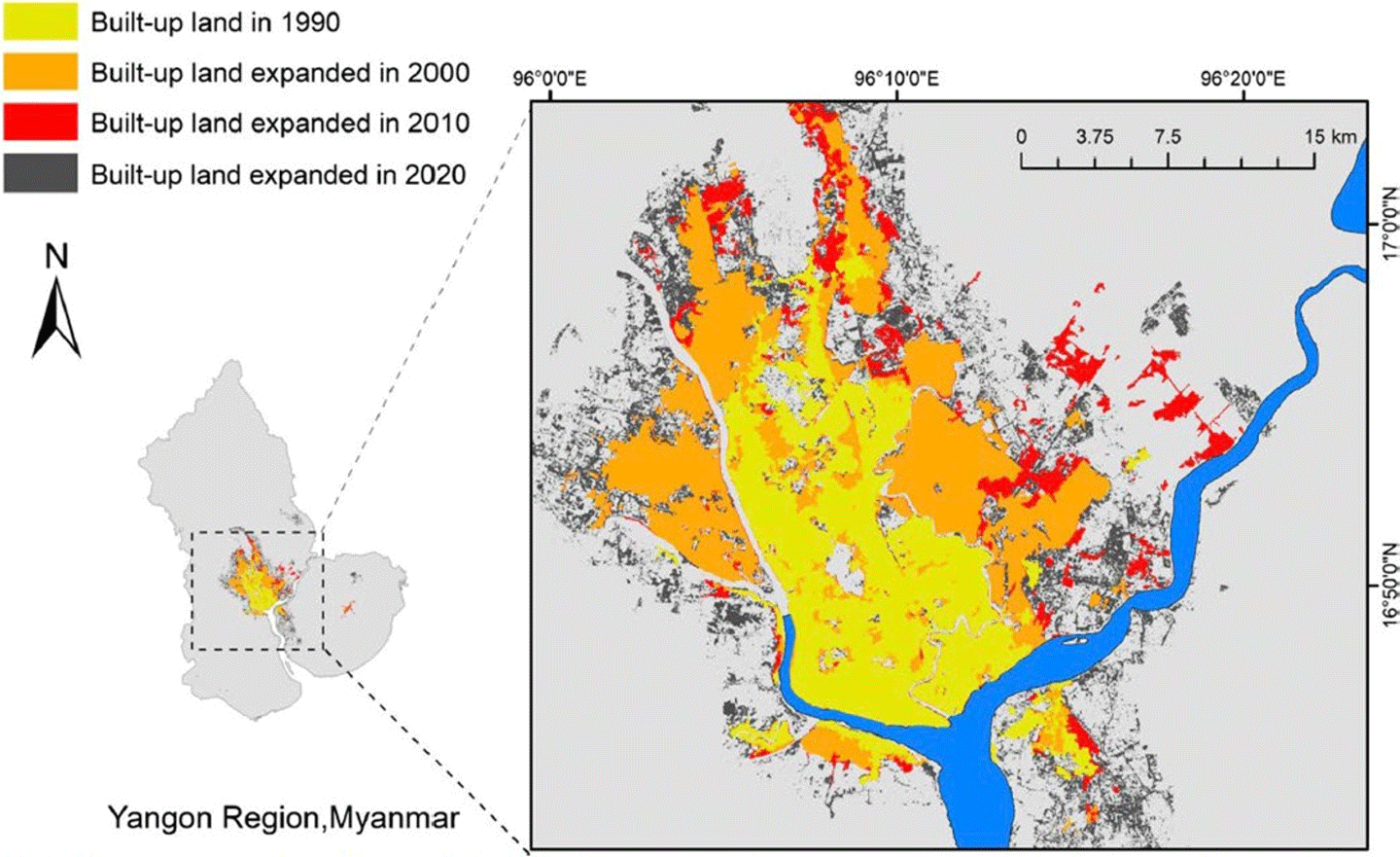 Le royaume de l'observation spatiale LCLUC-SARI de la NASA