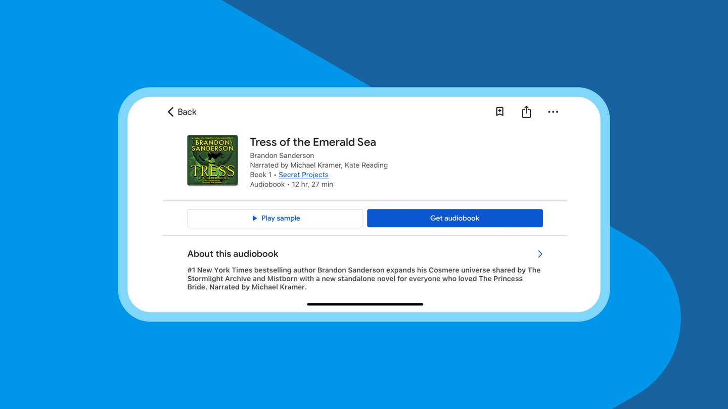 Google Play Livres simplifie l'achat d'ebooks et d'audiobooks sur iOS