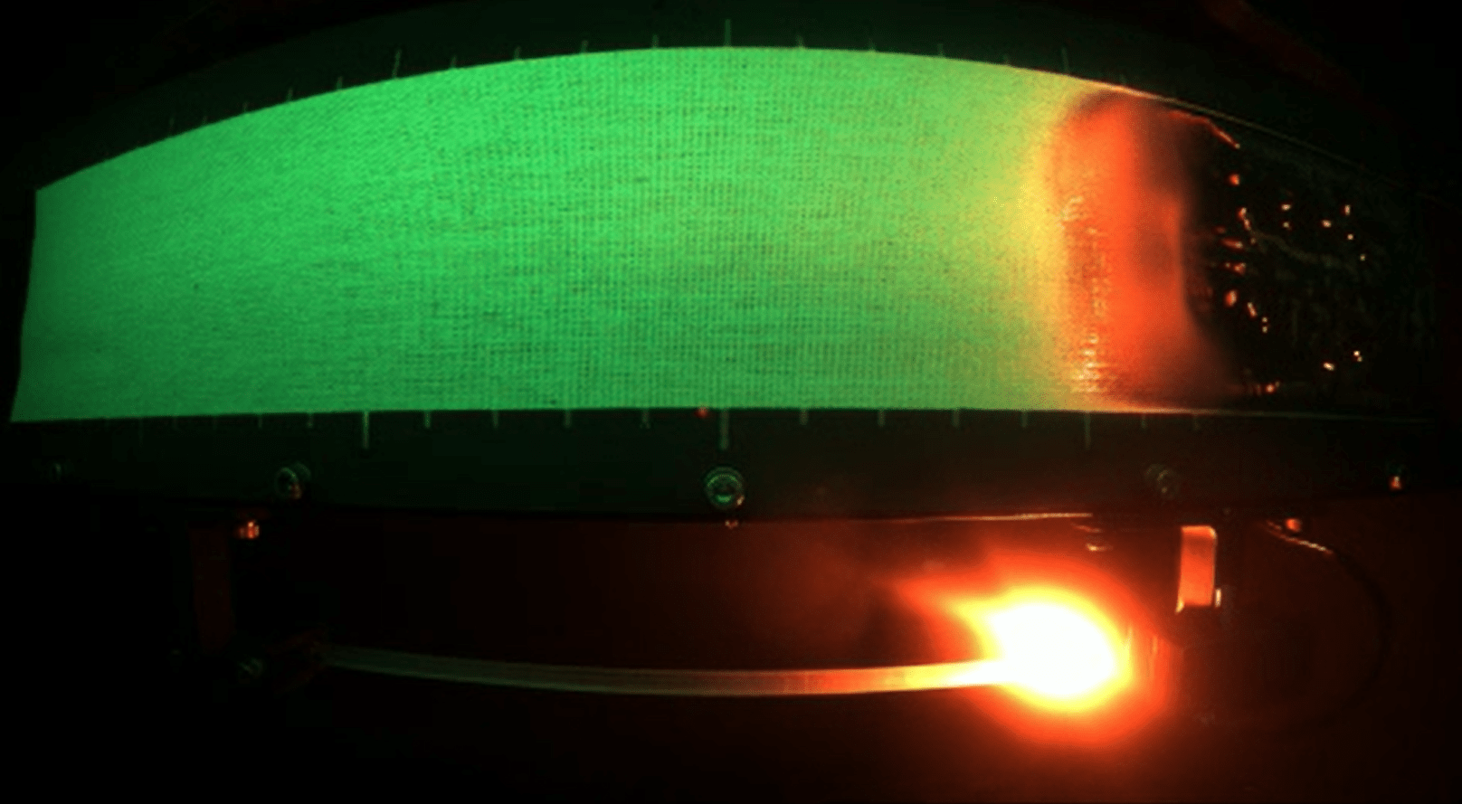 Tests de sécurité incendie de la NASA en apesanteur réduite