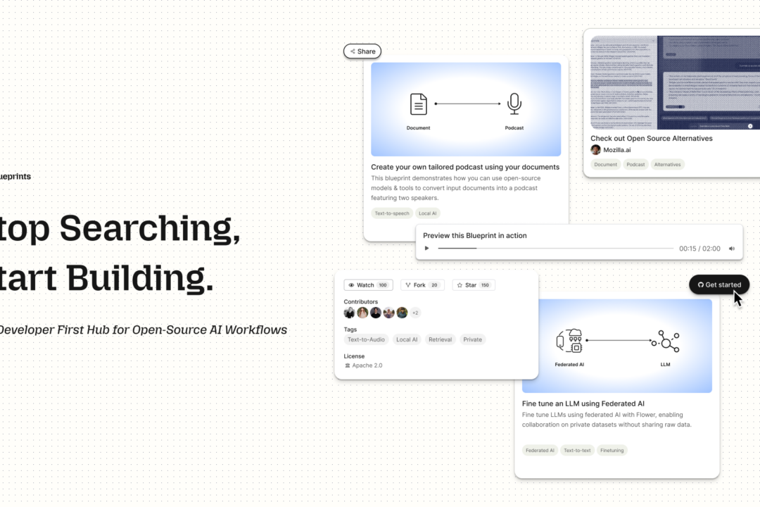 Open-source AI is hard. Blueprints can help!