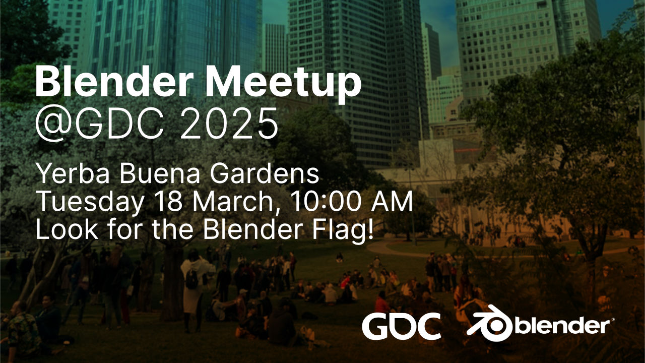 Blender at GDC 2025