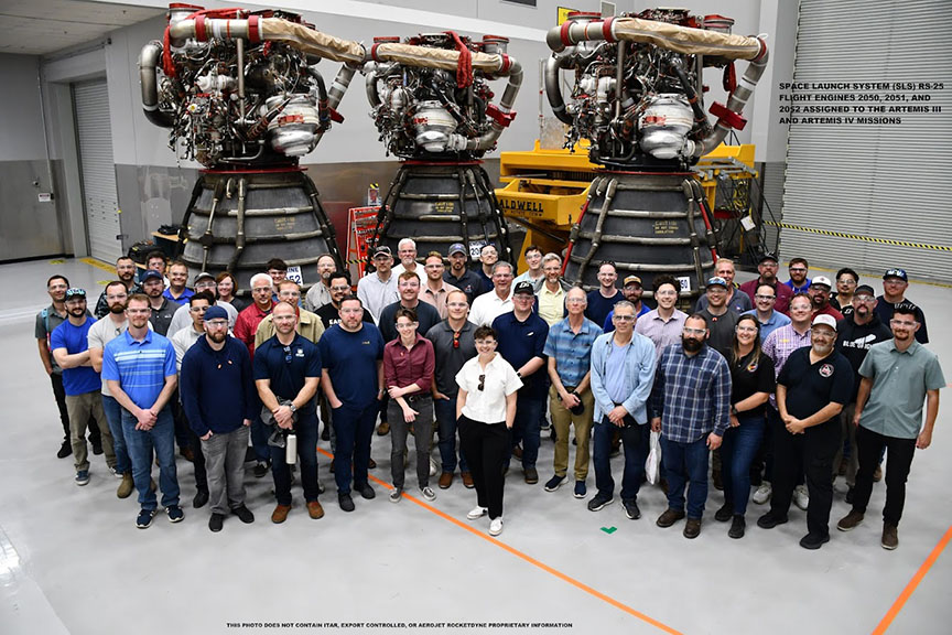 Rocket Test Group Visits NASA Stennis