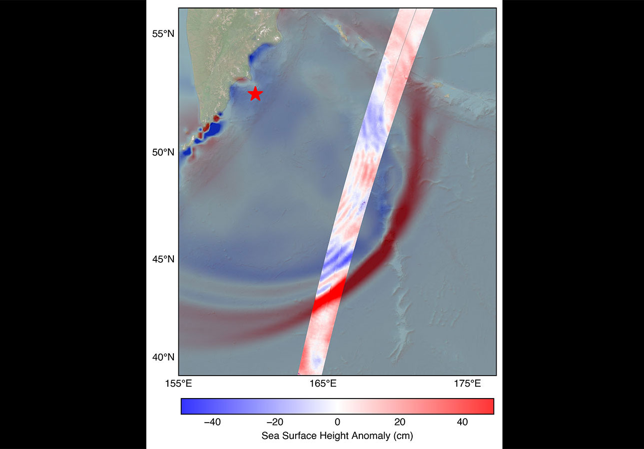 US-French SWOT Satellite Measures Tsunami After Massive Quake