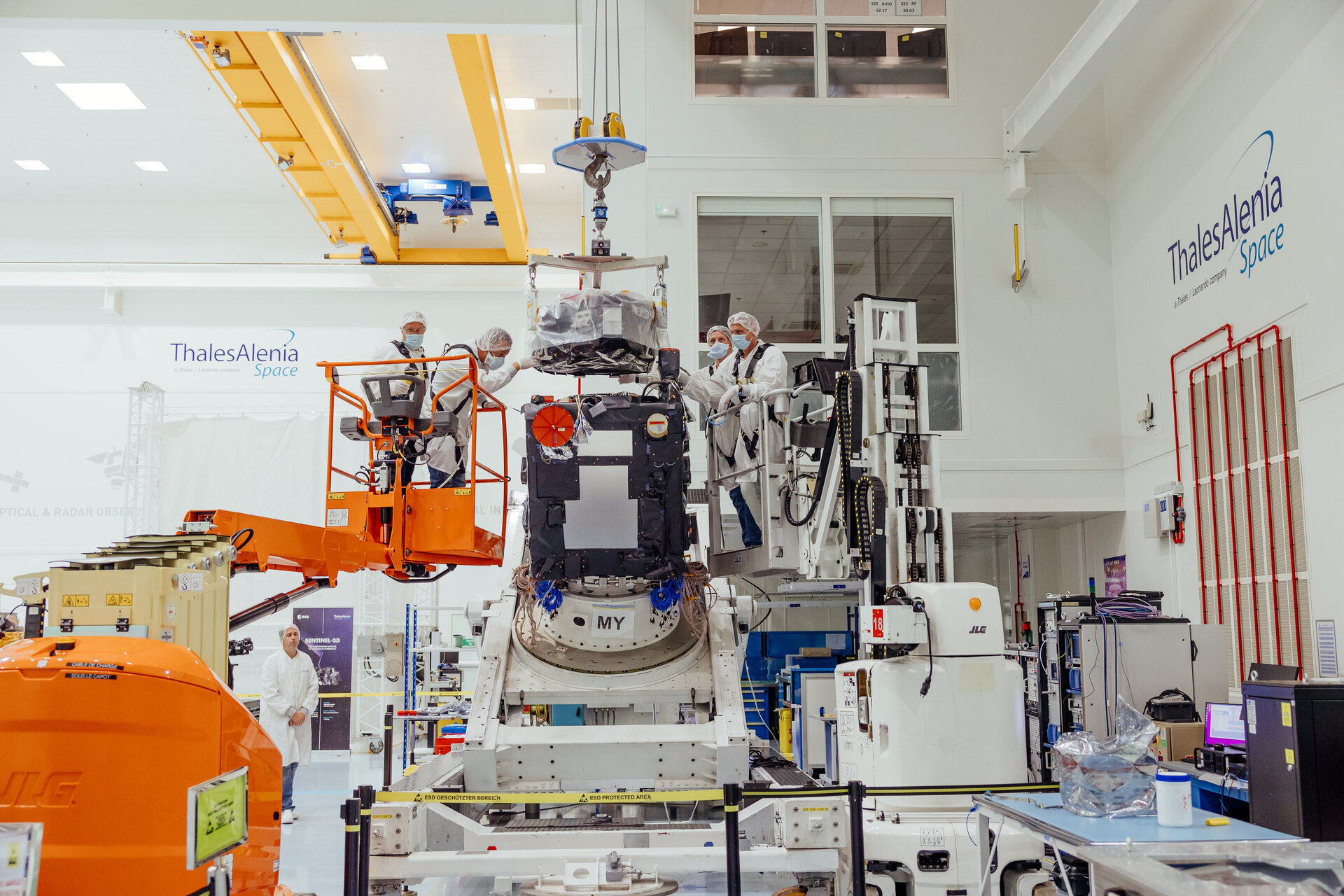 FLEX instrument meets its satellite