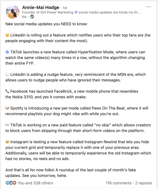 What to post on LinkedIn: 30 ideas plus examples