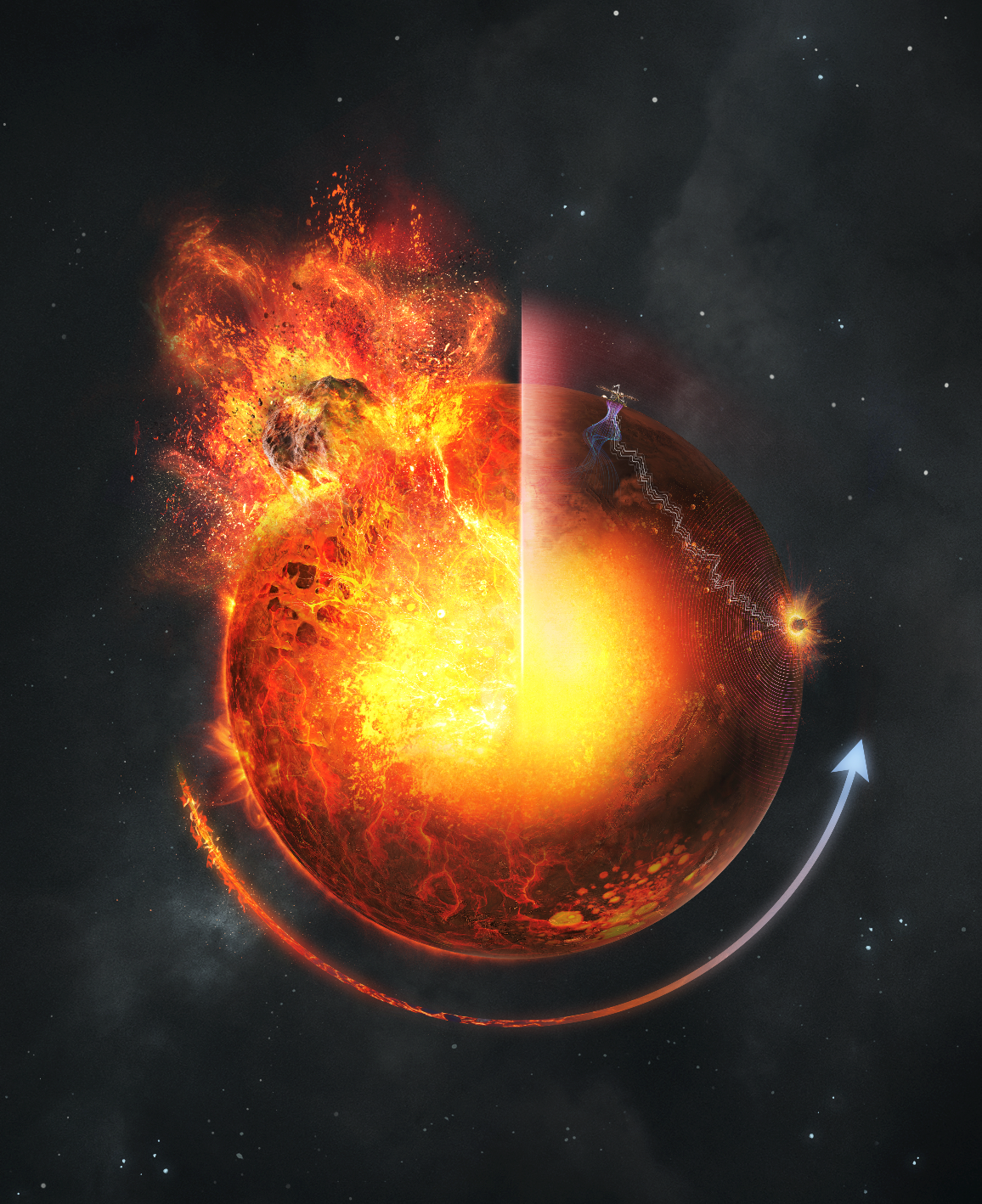 Des hétérogénéités anciennes préservées découvertes dans le manteau de Mars grâce aux données de la mission InSight