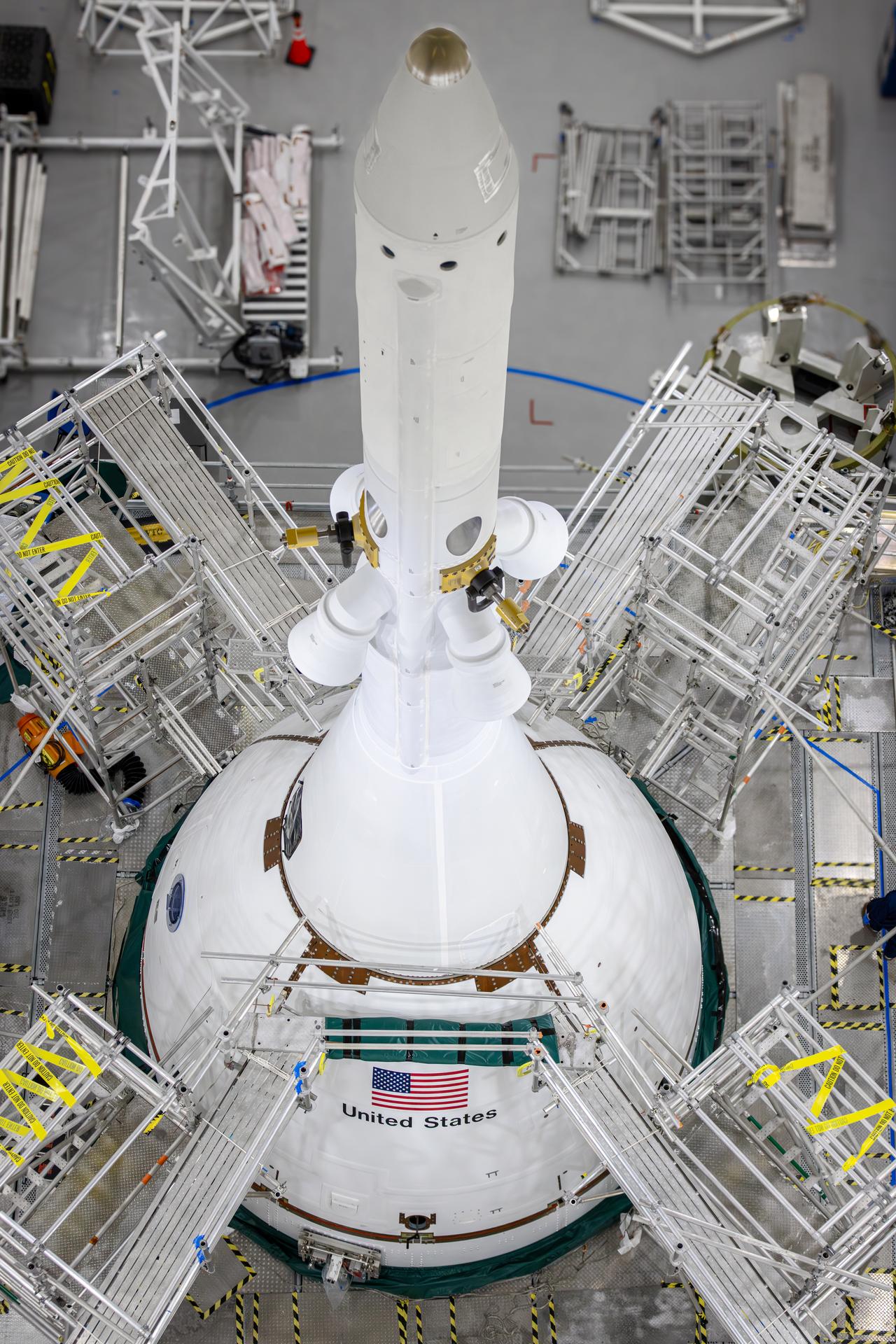 NASA’s Orion Spacecraft Secures Critical Abort System Hardware for Artemis II