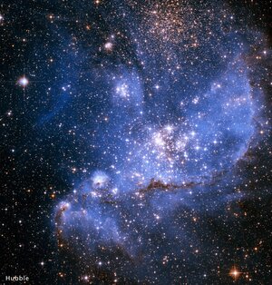 Immense stellar jet in Milky Way outskirts