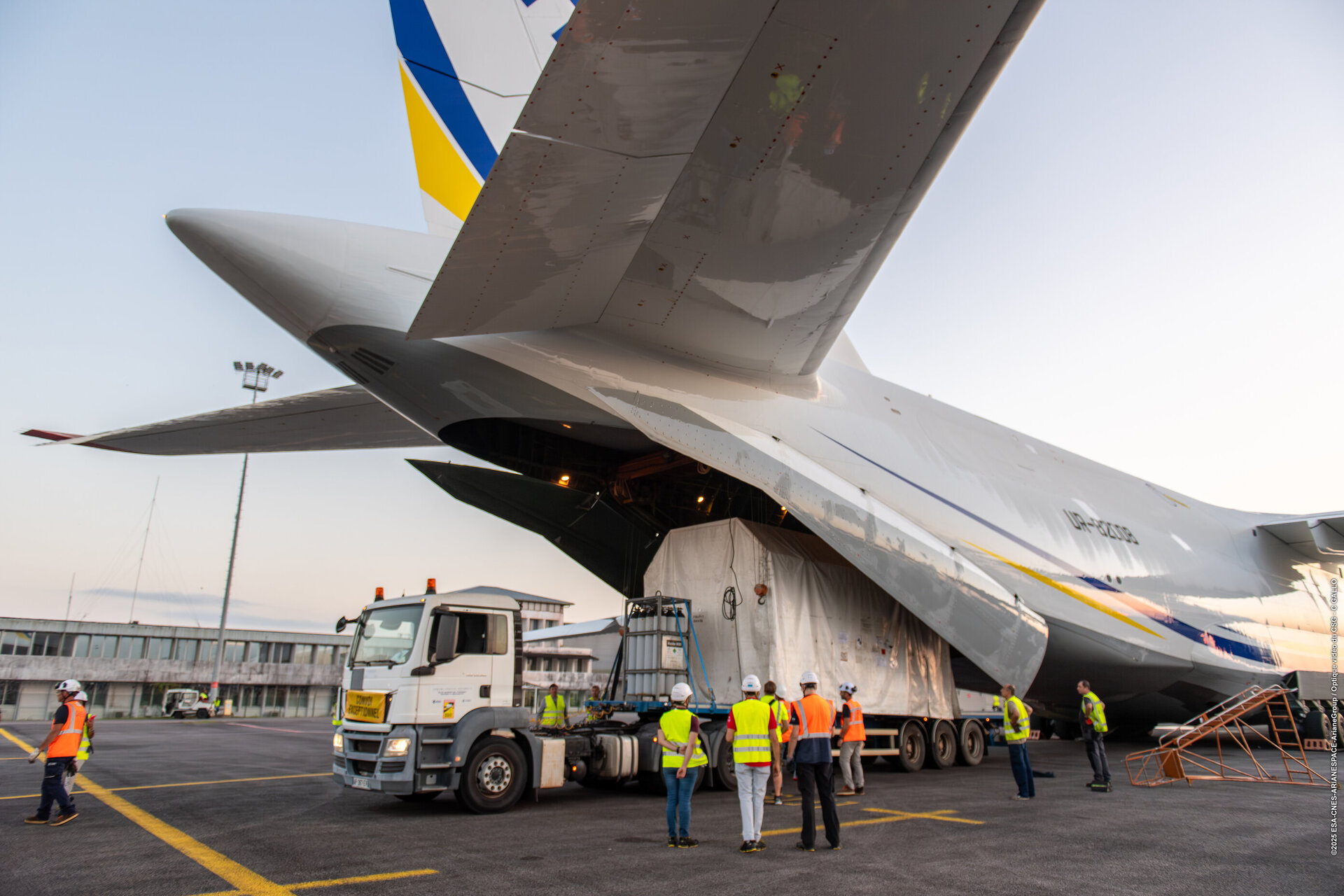 Sentinel-1D in French Guiana for launch campaign