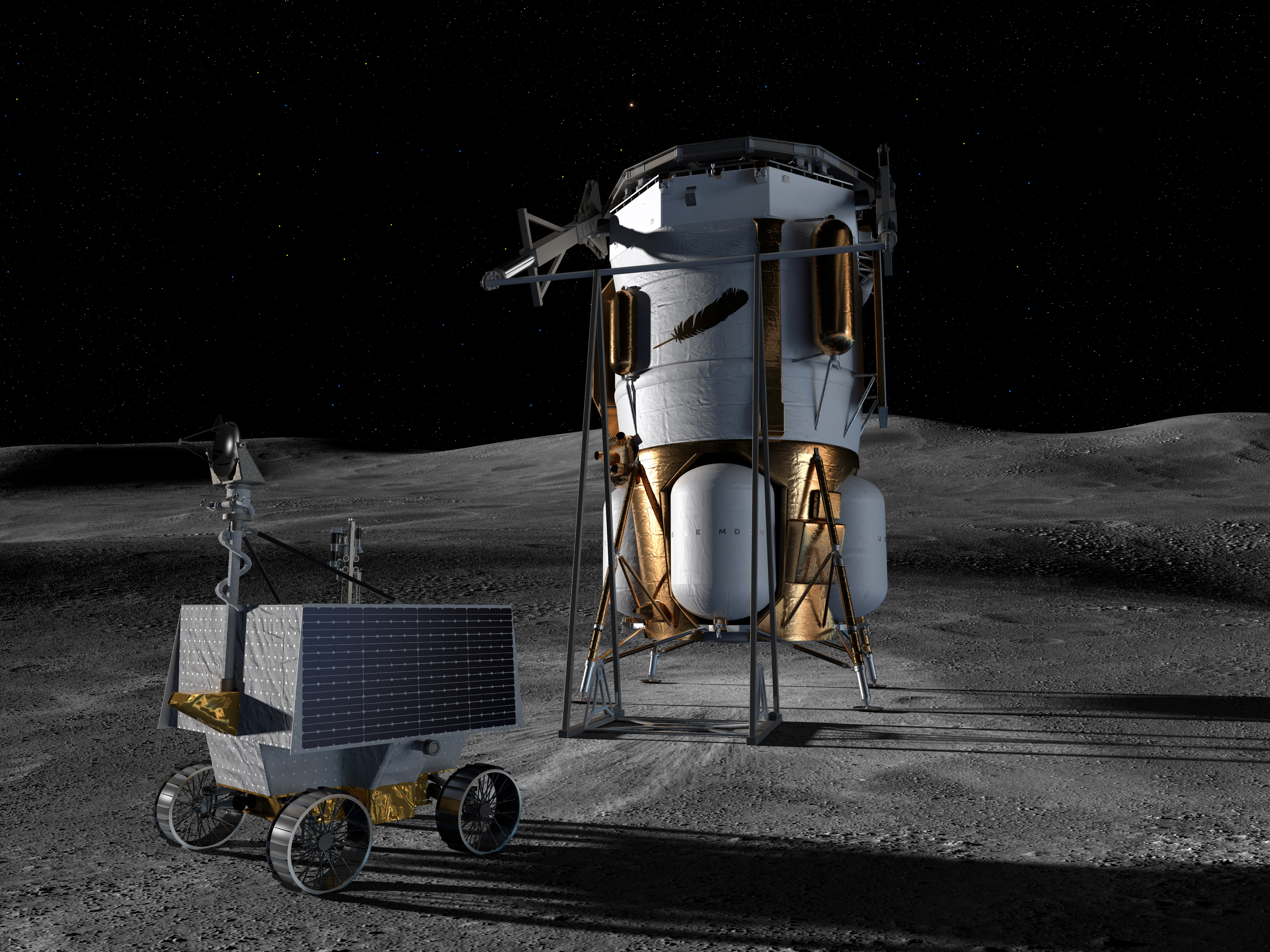 NASA Selects Blue Origin to Deliver VIPER Rover to Moon’s South Pole
