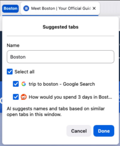 Under the hood: How Firefox suggests tab groups with local AI