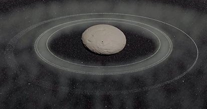 Découverte d'un système d'anneaux en cours de formation autour de l'objet centaure Chiron