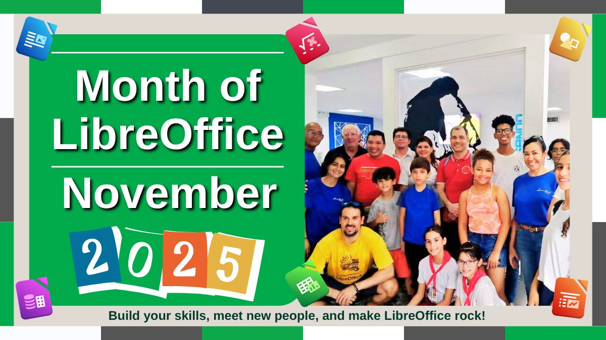 Do something awesome! Join the Month of LibreOffice, November 2025