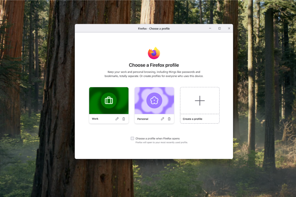 Firefox profiles: Private, focused spaces for all the ways you browse