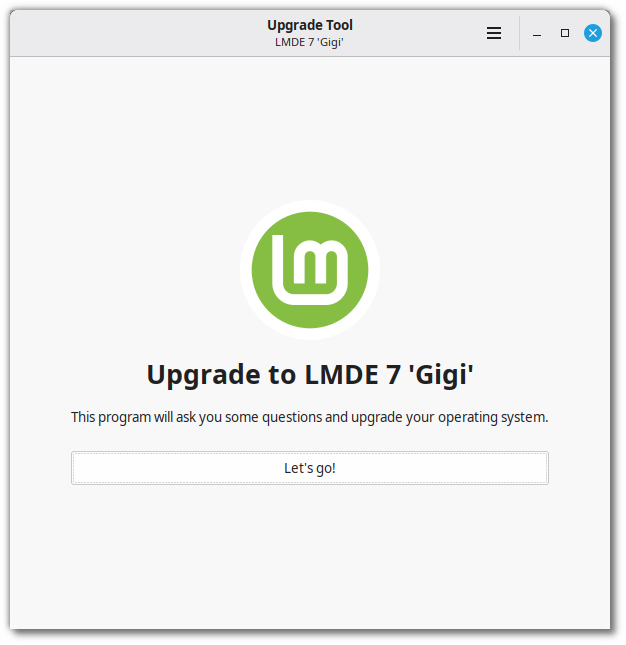 How to upgrade to LMDE 7
