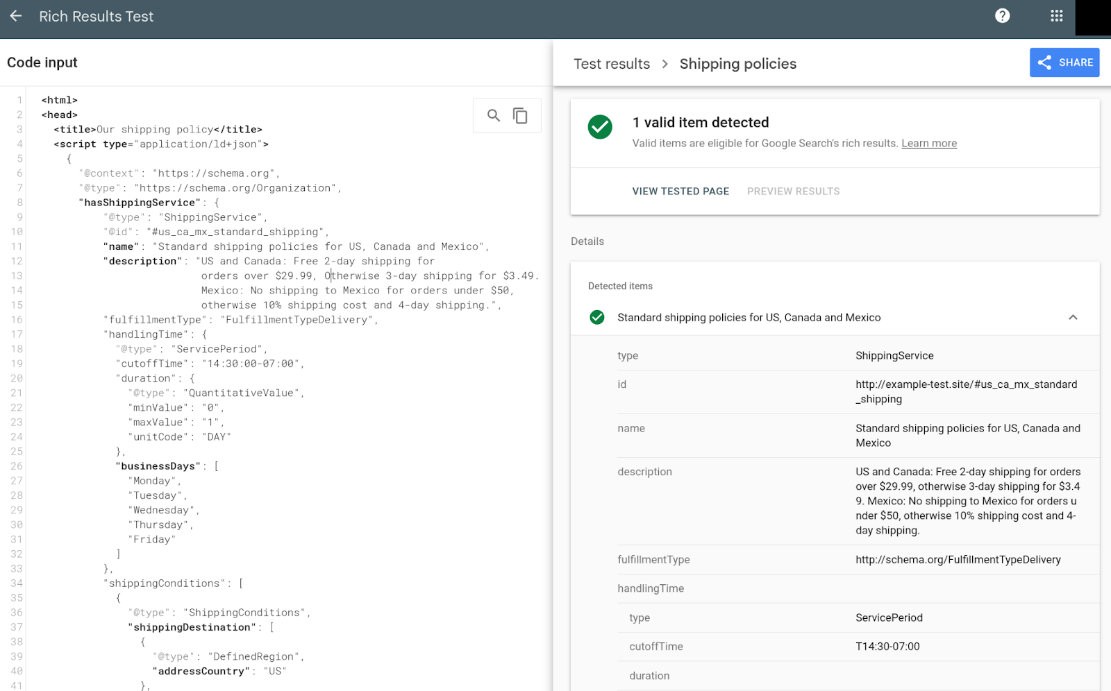 More ways to share your shipping and returns policies with Google