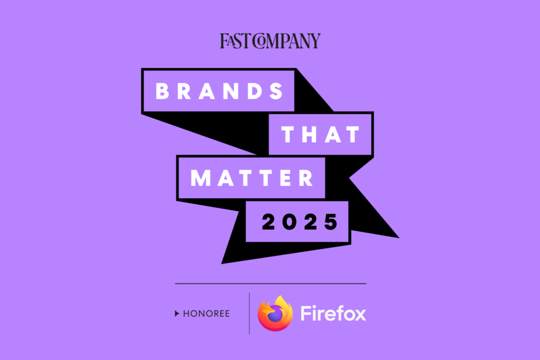 Fast Company names Firefox as a ‘Brand That Matters’
