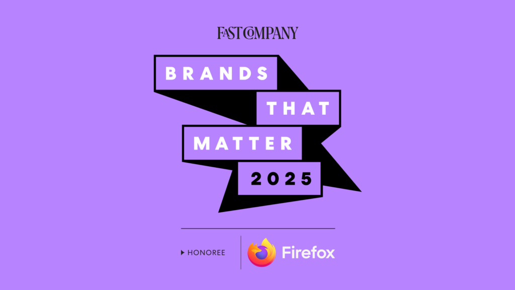 Fast Company names Firefox as a ‘Brand That Matters’