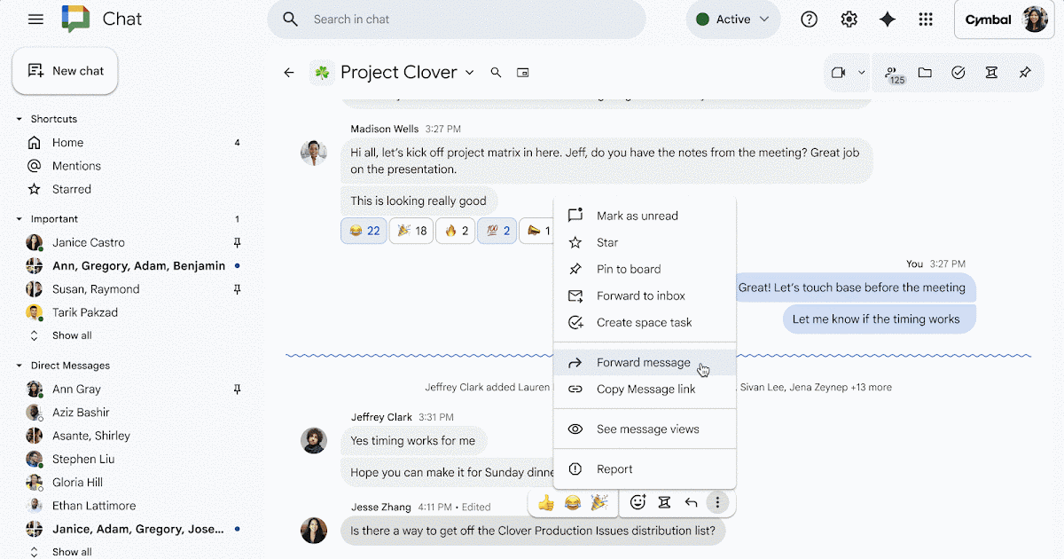 Google Chat se met à jour : le très attendu 