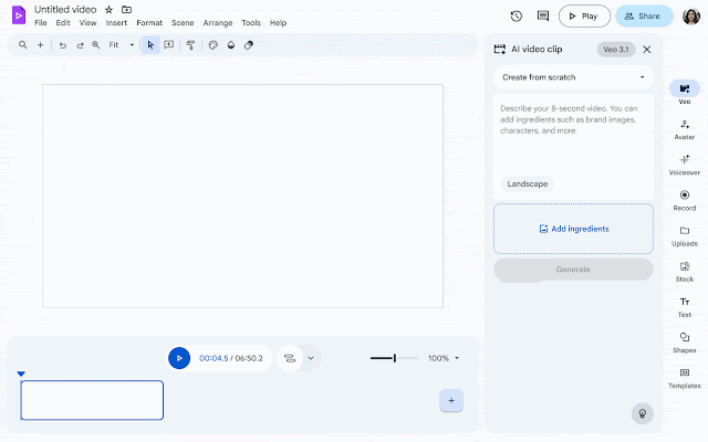 Révolution Verticale : Google Vids met l'IA générative au service de vos clips portrait avec Veo 3.1