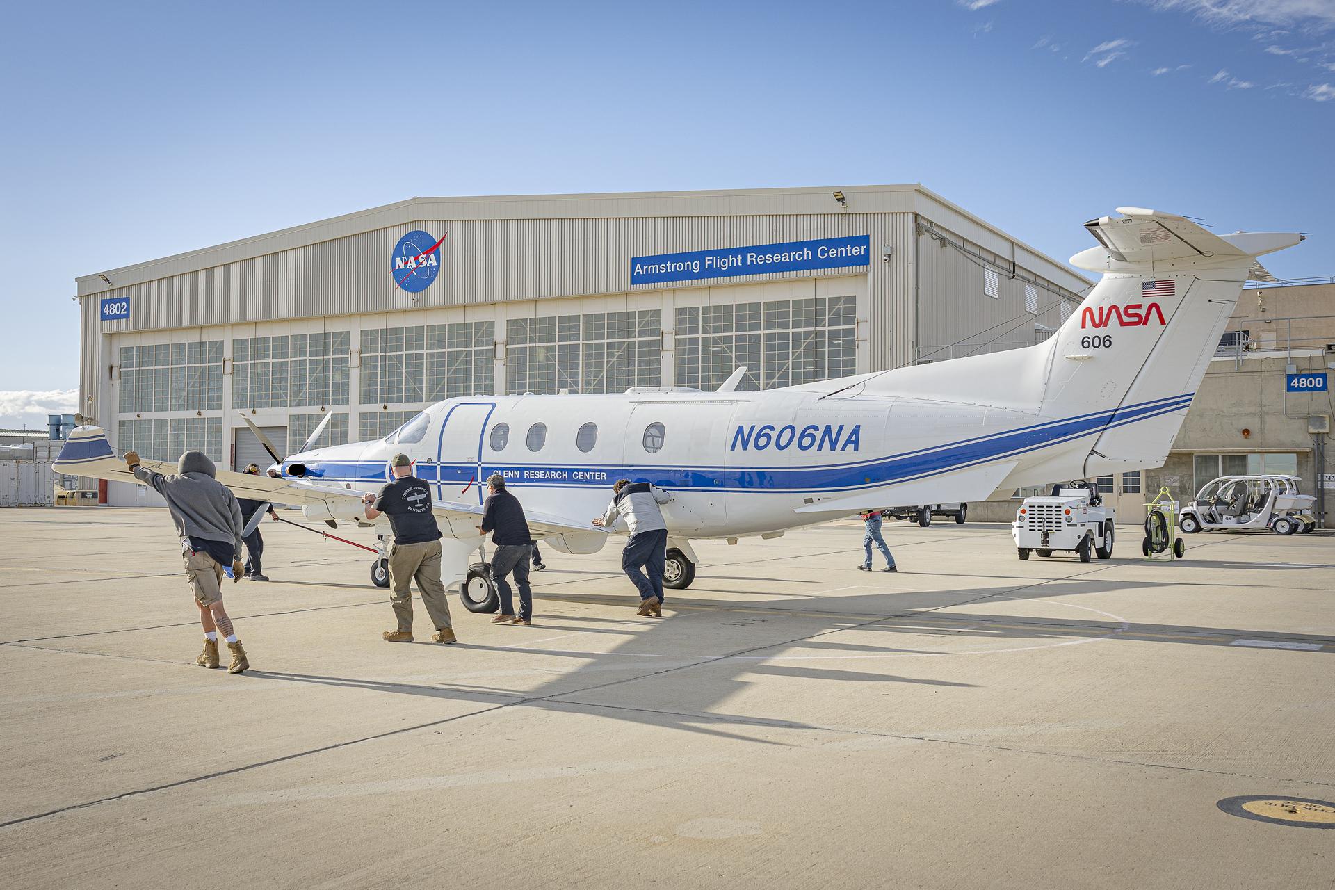 NASA PC-12 Aircraft Makes Move to Support Flight Research Across Agency