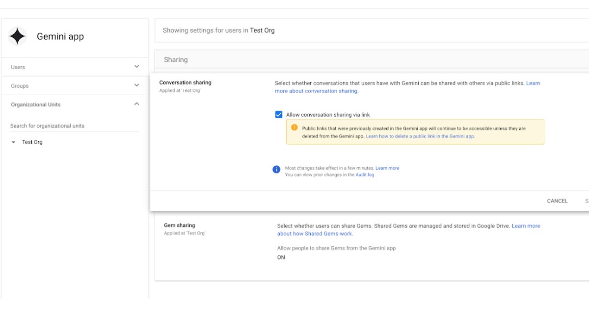 RÉVOLUTION : Google lâche une bombe pour les entreprises ! Vos conversations Gemini peuvent ENFIN être partagées (mais l'IA vous met en garde) !