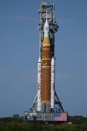 Artemis II rolls again