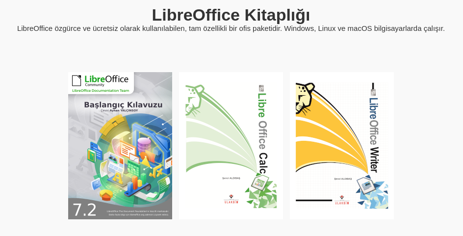 The Turkish Documentation Community joins LibreOffice Bookshelf