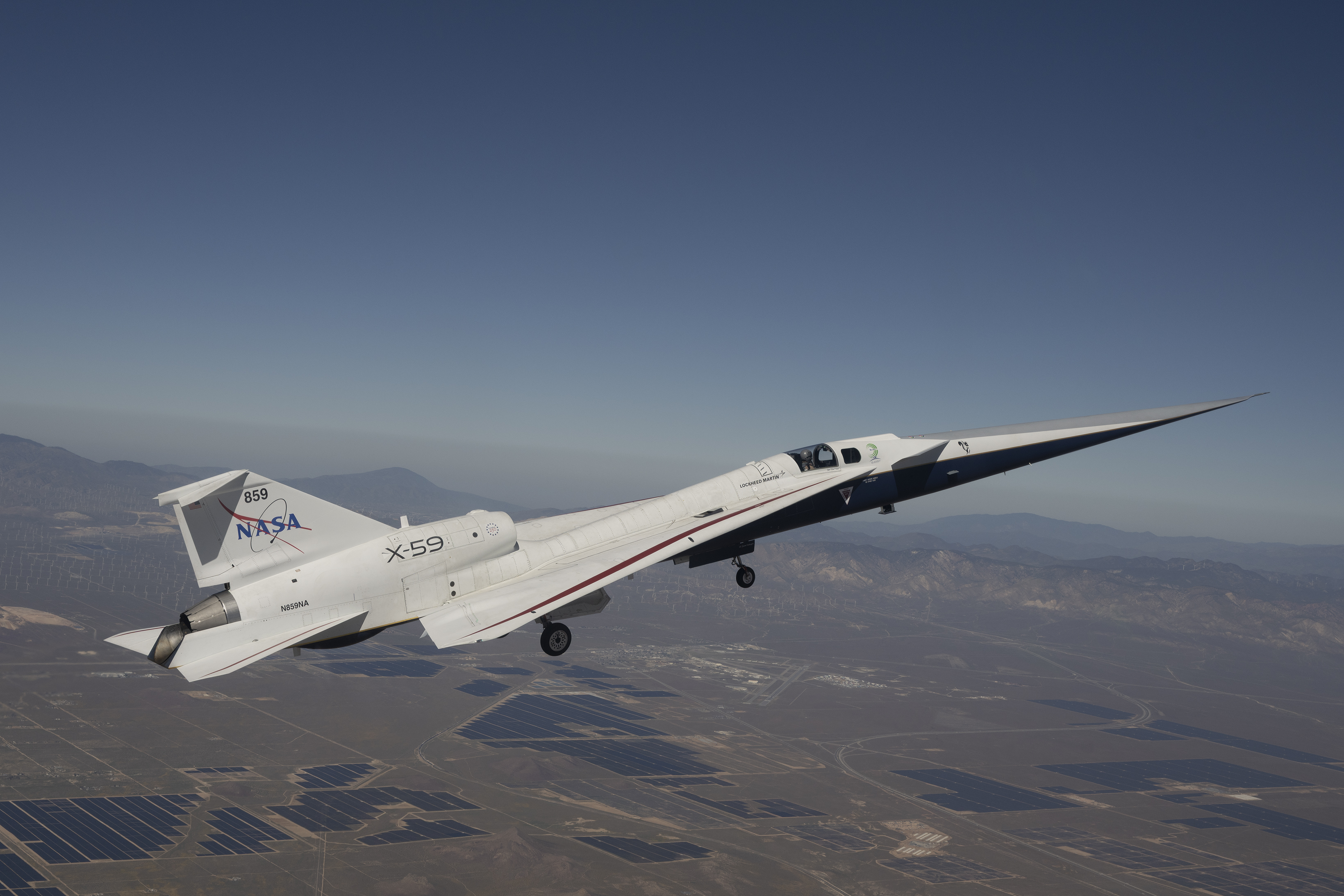 NASA’s X-59 Experimental Supersonic Aircraft Makes Second Flight
