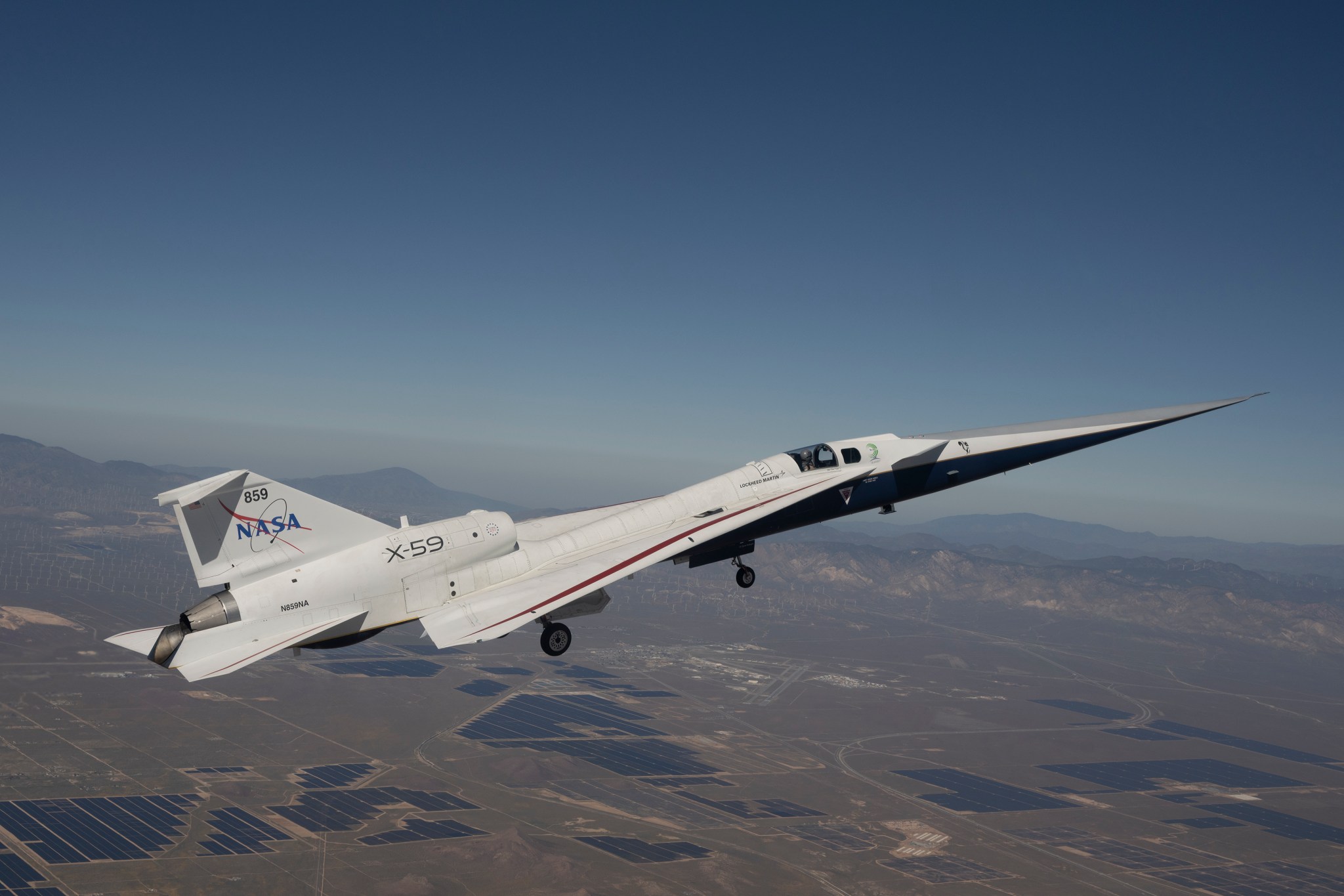 NASA’s X-59 Experimental Supersonic Aircraft Makes Second Flight