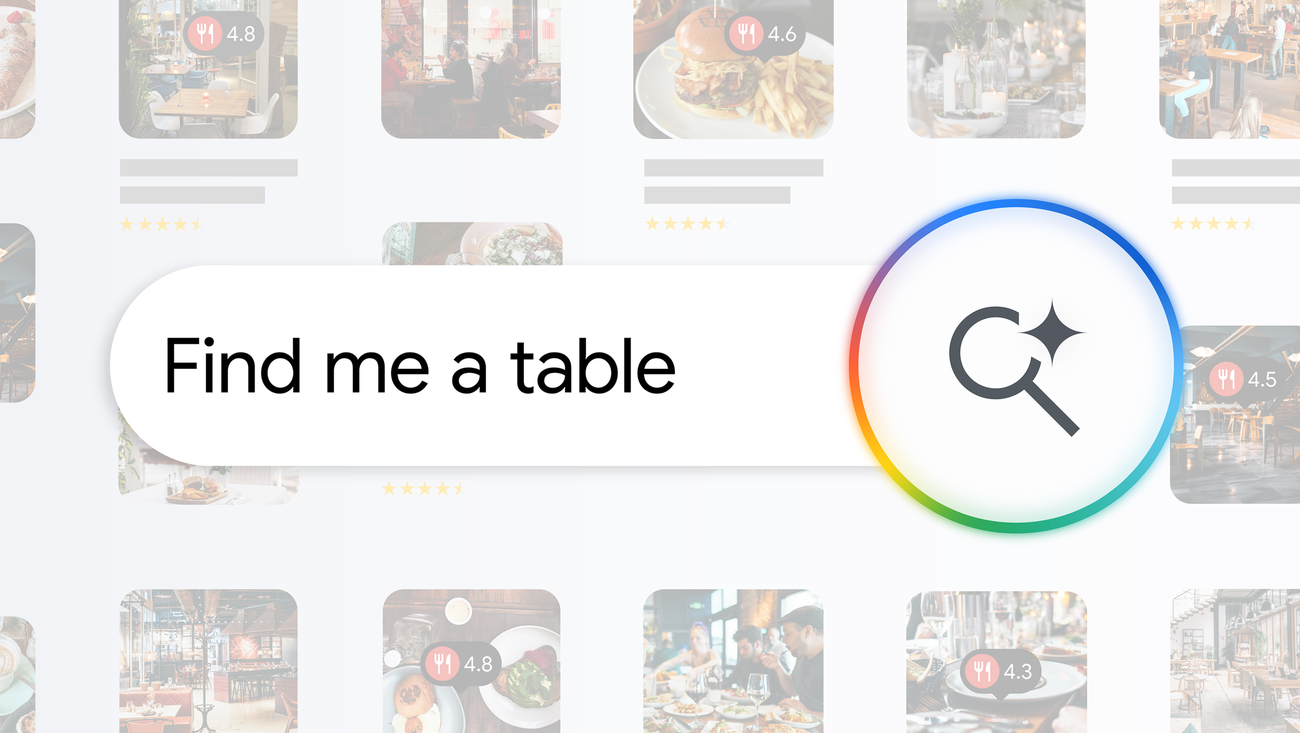 Booking restaurants in the UK just got easier with AI in Search