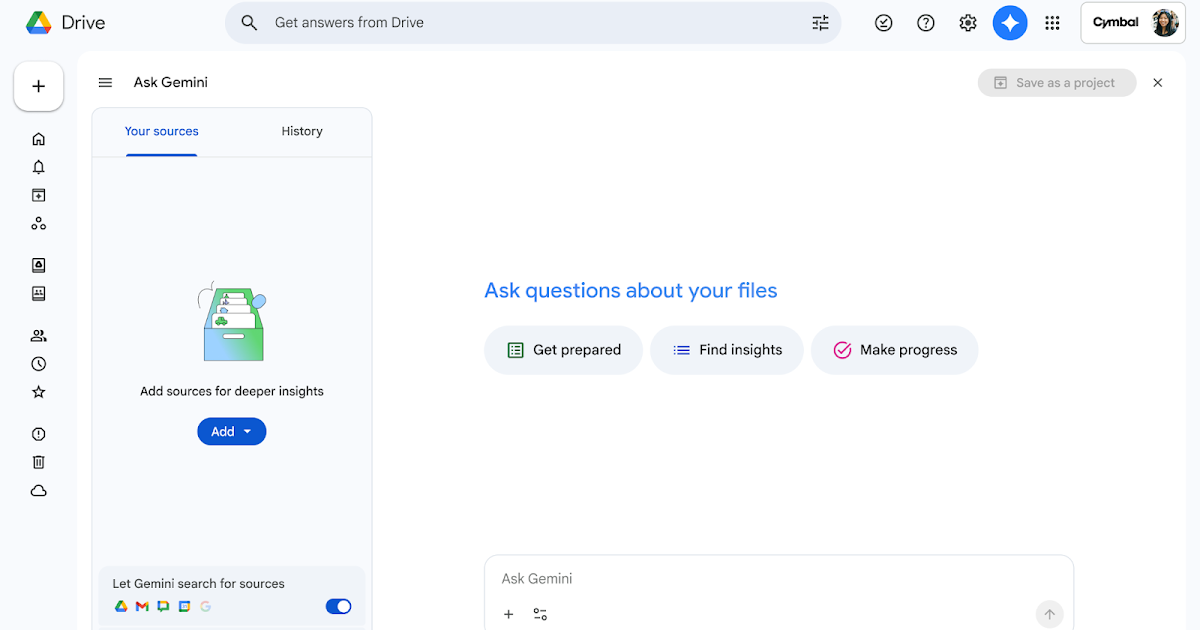 Ask Gemini in Drive now generally available