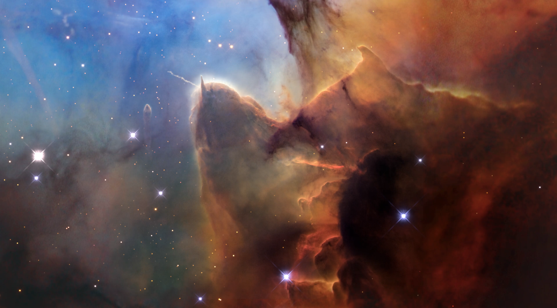 Hubble turns 36 with a dazzling Trifid Nebula portrait