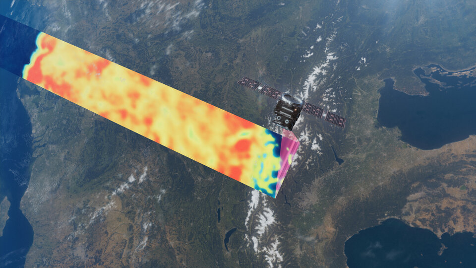 Trois satellites conçus par l'ESA exposés en France