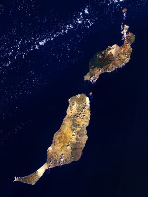 Earth from Space: Cloud patterns over the Canary Islands