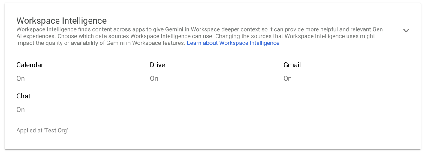Introducing Workspace Intelligence, with admin controls