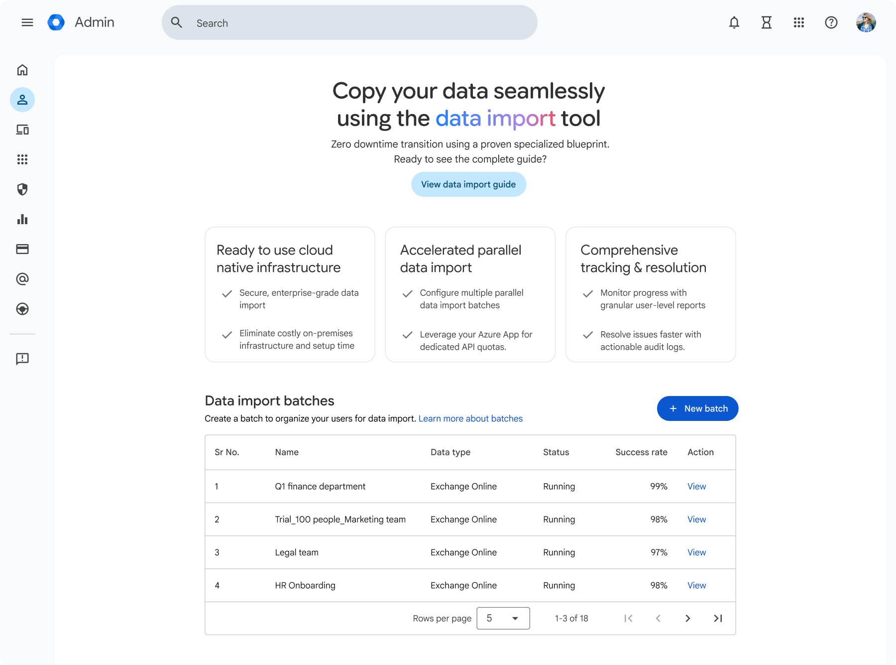 Introducing data import: An easier, faster, and higher-fidelity migration to Google Workspace at no additional tool cost