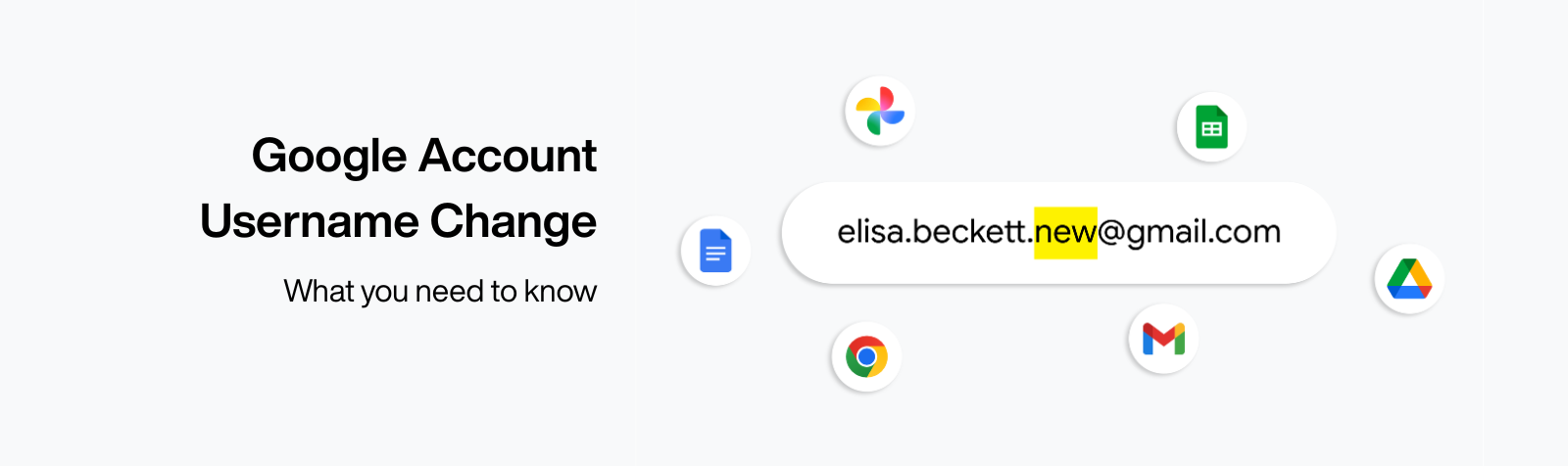 Supporting Google Account username change in your app