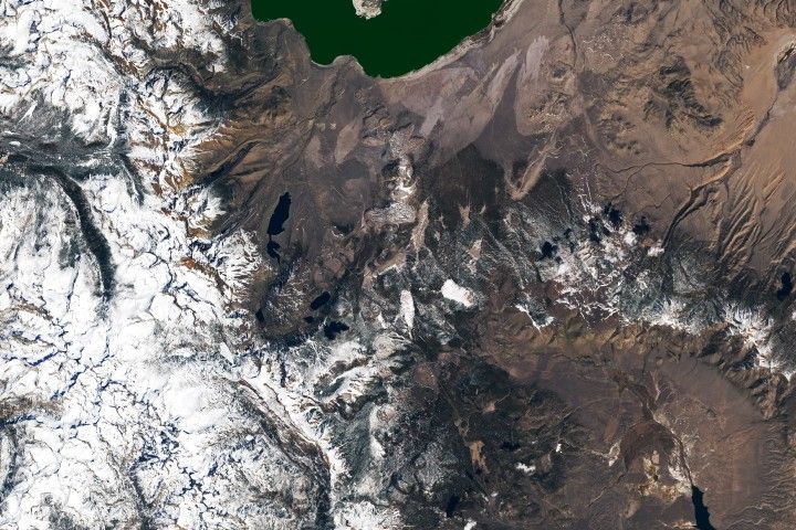 Snow in the Shadow of the Andes