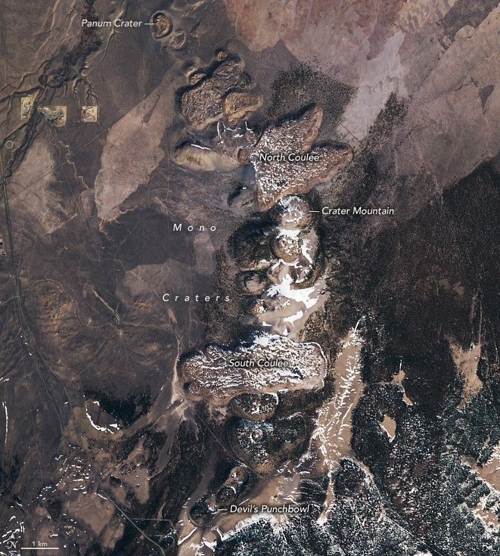 A Volcanic Medley Near Mammoth Lakes