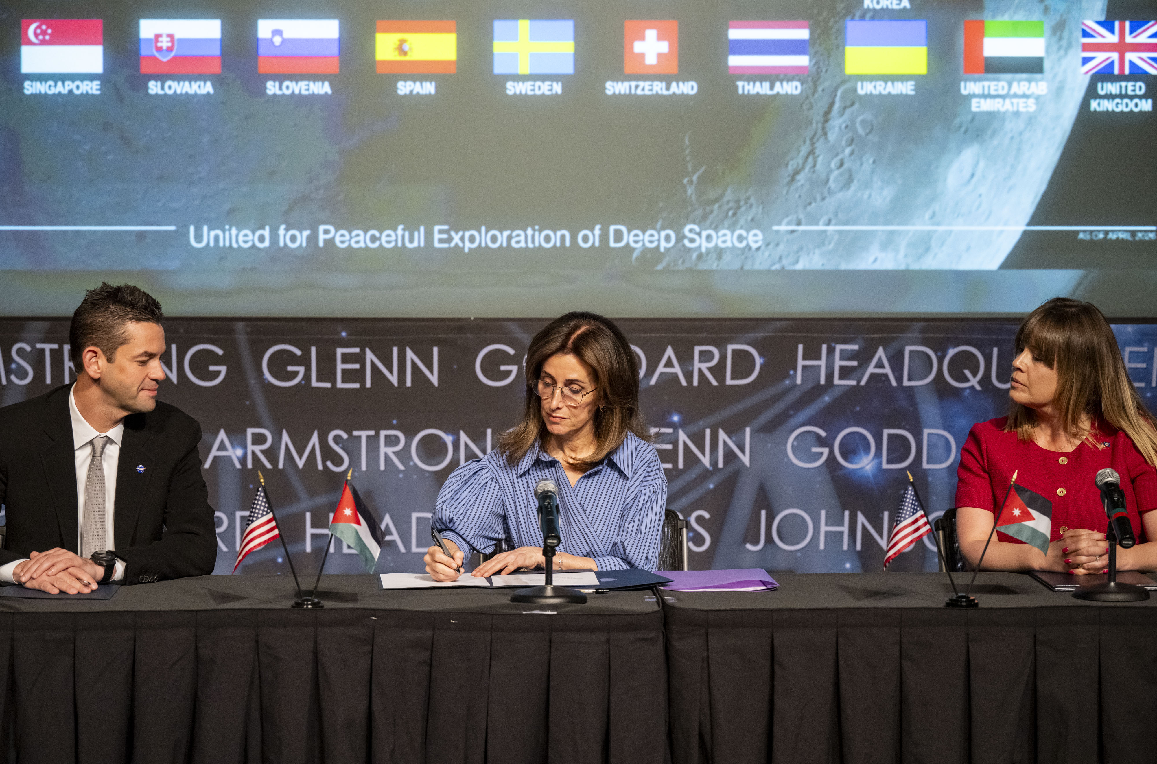 NASA Welcomes Jordan as 63rd Artemis Accords Signatory