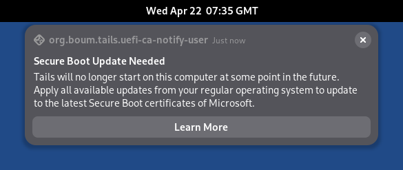 New Release: Tails 7.7